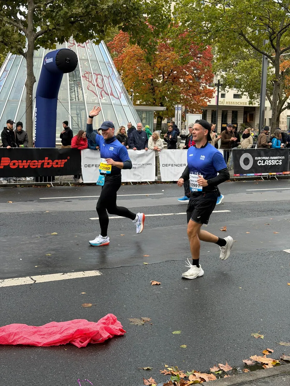 Läufer auf der Marathonstrecke